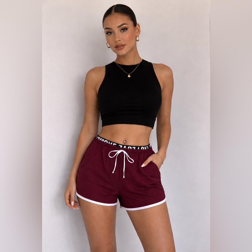 Purple Spandex shorts from Bozzolo